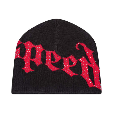 Godspeed Studded Beanie Black Red