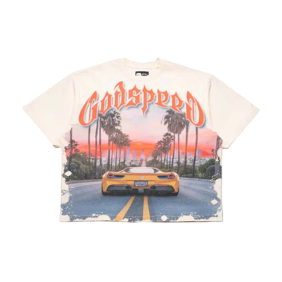 Godspeed Sunset BLVD Tee Cream
