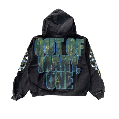 Godspeed Sunset Drift Hoodie Black Wash