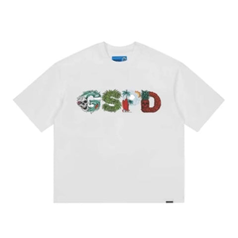 Godspeed Surfs Up Tee White