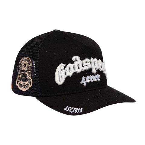 Godspeed Trucker Hat Black White VVS