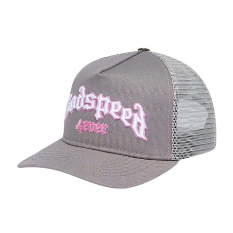 Godspeed Trucker Hat Grey Pink