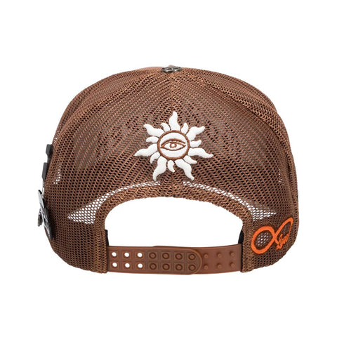 Godspeed Trucker Hat Taupe Brown Black