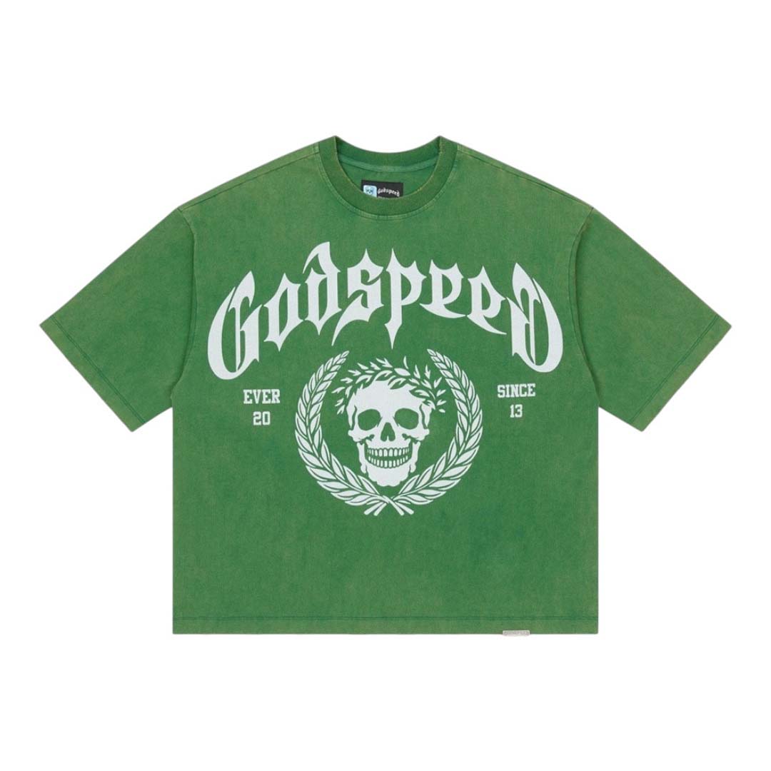 Godspeed Victor Crest Green Basic Tee