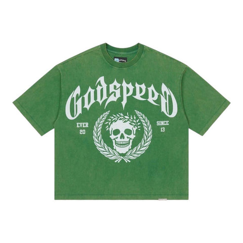 Godspeed Victor Crest Green Basic Tee