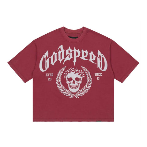 Godspeed Victor Crest Tee Red