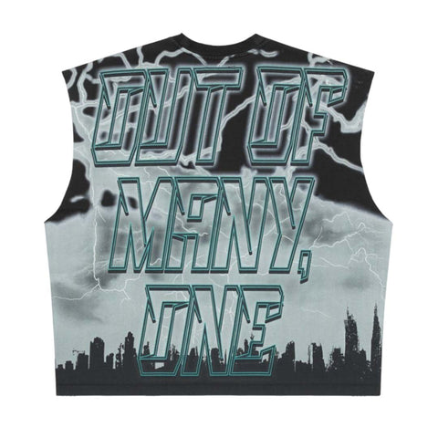 Godspeed Voltage Sleeveless Black Grey Tee