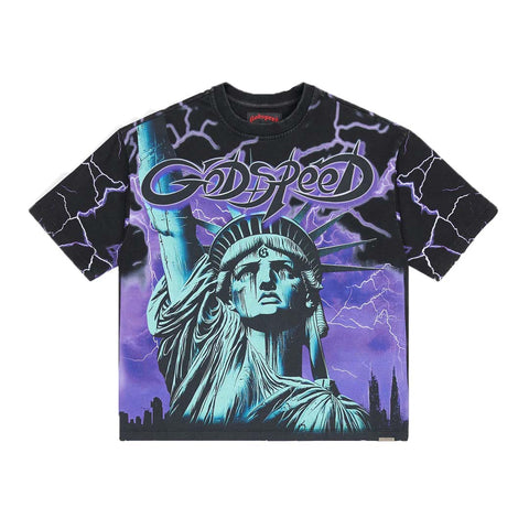 Godspeed Voltage Tee Black Purple