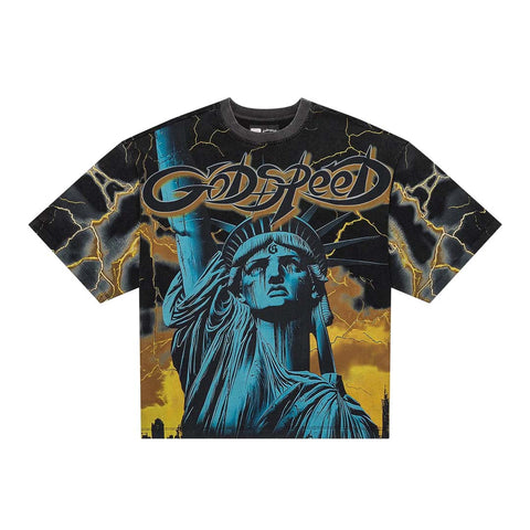 Godspeed Voltage Tee Black Yellow
