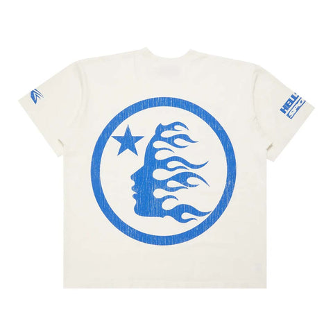 Hellstar Beat Us! Tee White Blue