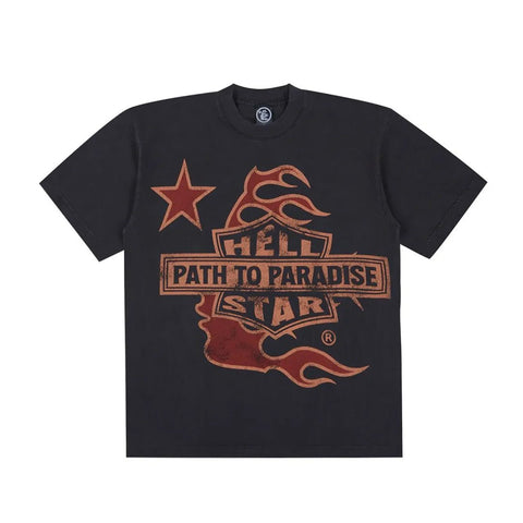 Hellstar Biker Tour Tee Grey