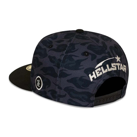 Hellstar Cheetah Print Snapback Hat 'Black'