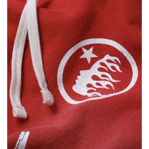 Hellstar Racer Flames Sweatpants Red