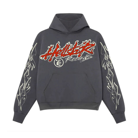 Hellstar Records Tour Hoodie Faded Black