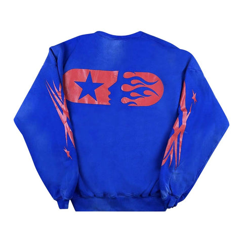 Hellstar Sport Crewneck 'Blue'