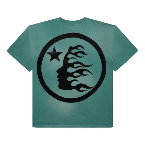 Hellstar Sports Logo Gel Tee Washed Teal