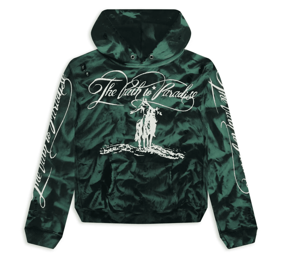 Hellstar Studios Green Marble Paradise Hoodie