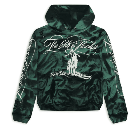 Hellstar Studios Green Marble Paradise Hoodie