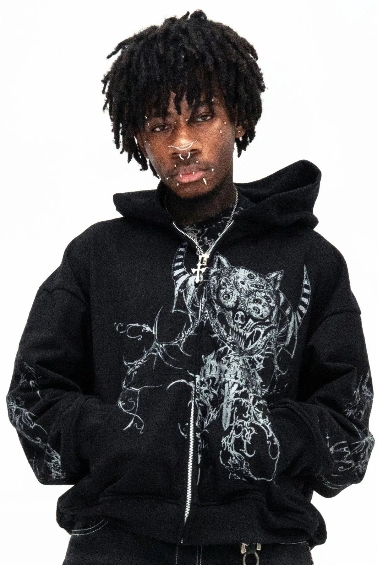 Bruised x Novulent Zip Hoodie