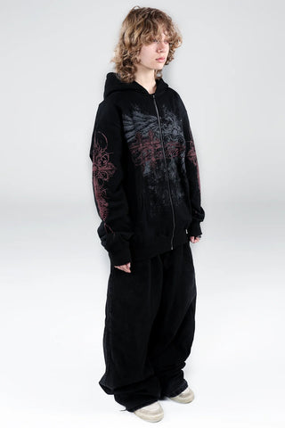 Vague Zip Hoodie