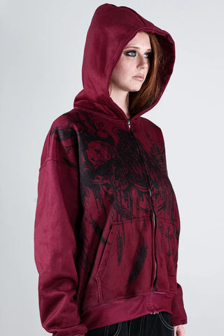 Slate Zip Hoodie (Rouge)
