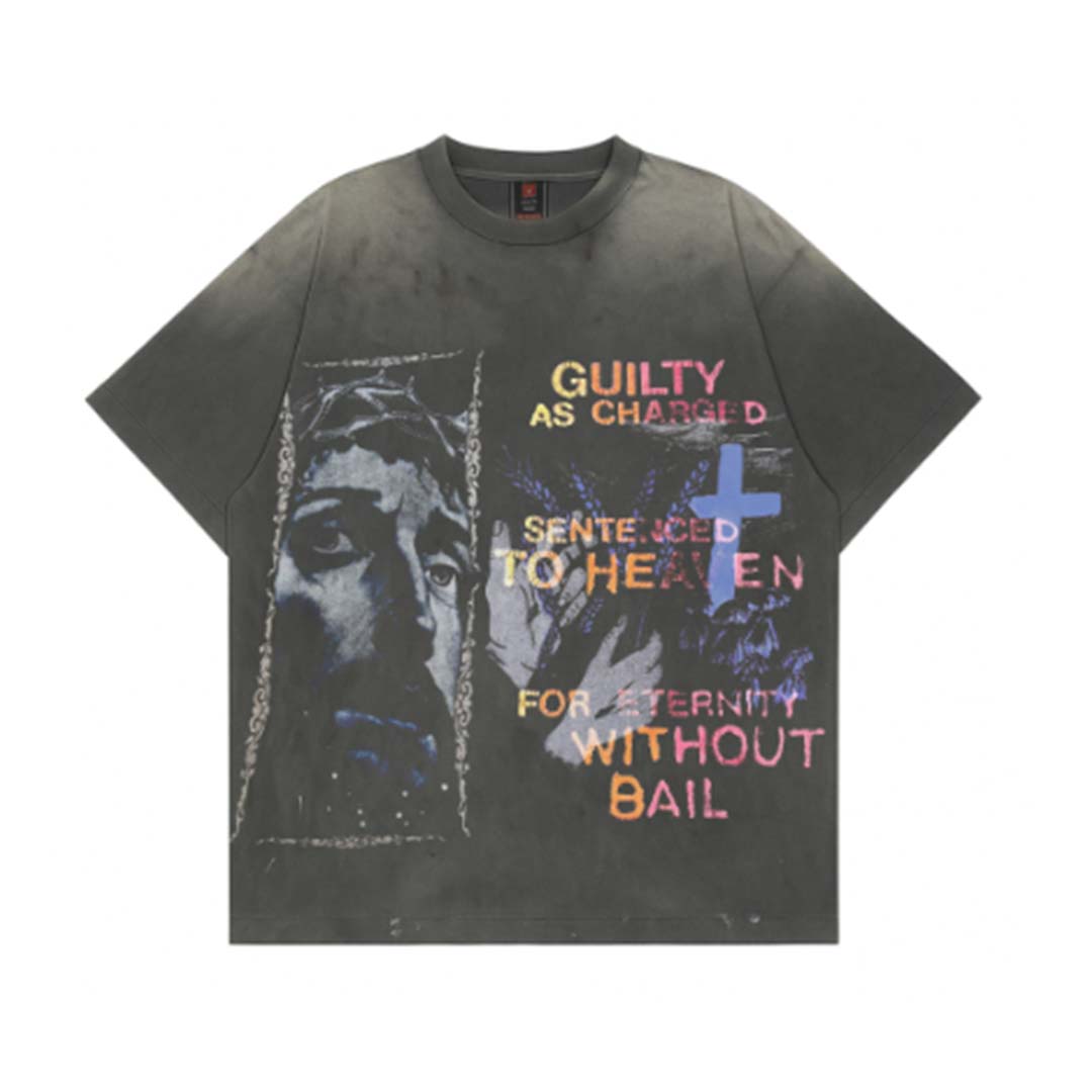 Righteous Guilty As Charged Washed Black Tee