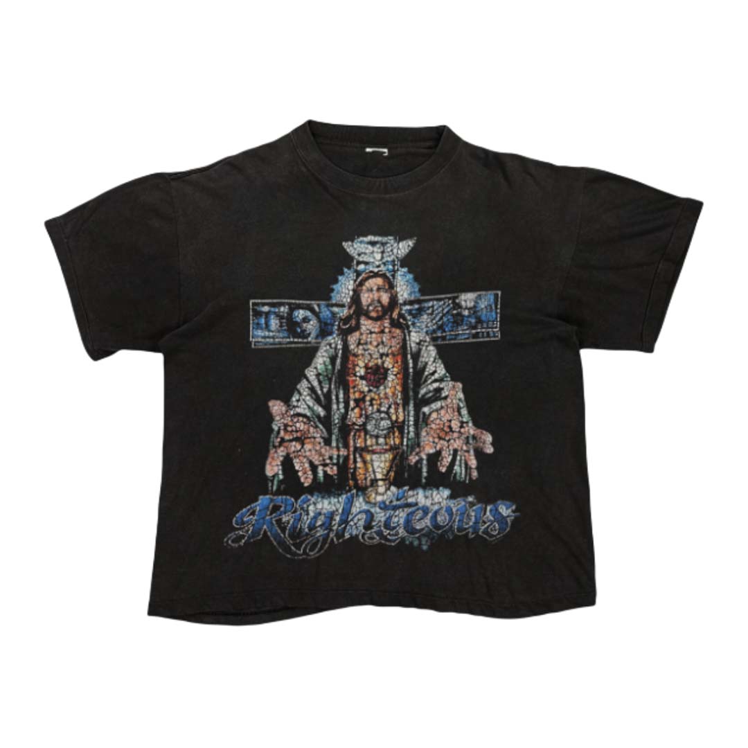 Righteous Stained Glass Black Tee