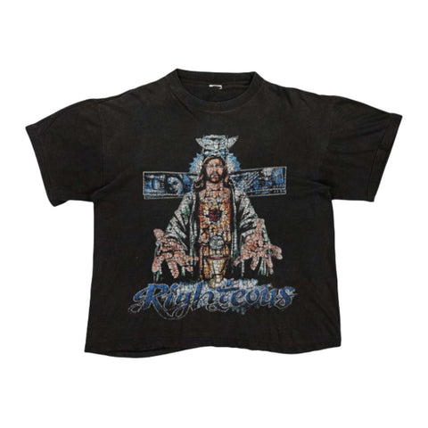 Righteous Stained Glass Black Tee