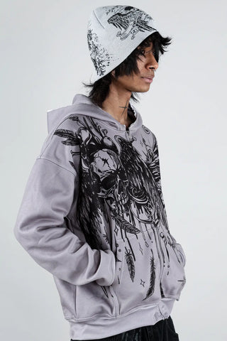 Slate Zip Hoodie (Ash)