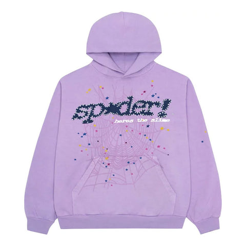 Sp5der Acai Hoodie 'Purple'