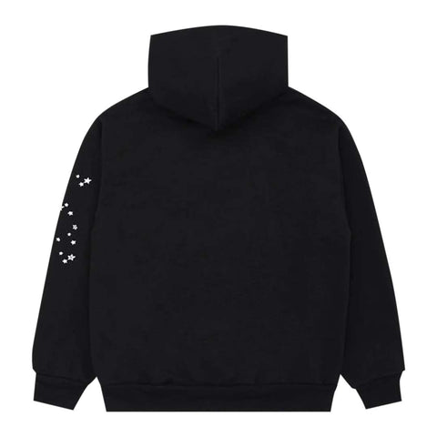 Sp5der Black OG Web Hoodie