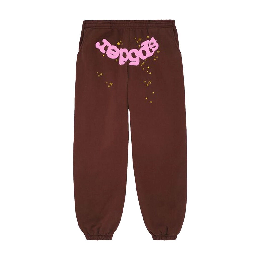 Sp5der Classic Sweatpants 'Brown'