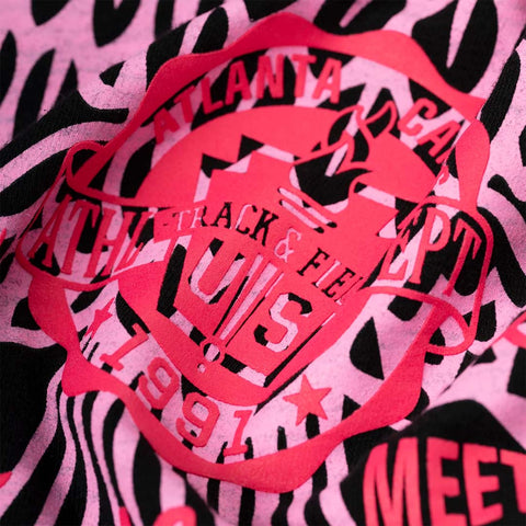 Sp5der Cross Country Black Pink Tee