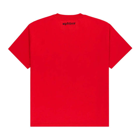 Sp5der Diffused Collegiate Tee Red