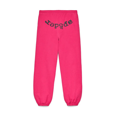 Sp5der Legacy Sweatpants Pink Black