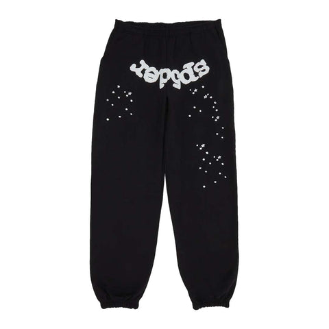 Sp5der OG Web Black Sweatpants