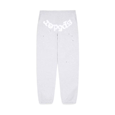 Sp5der OG Web Heather Grey Sweatpants