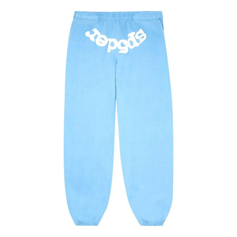 Sp5der Sky Blue Sweatpants