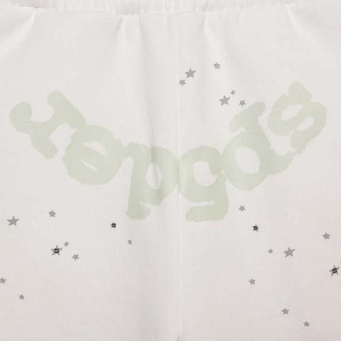 Sp5der T&F Sweat Shorts White