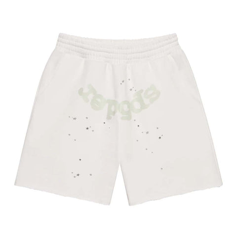 Sp5der T&F Sweat Shorts White