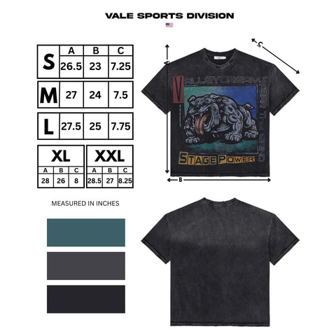 Vale Big Stage Tee Black