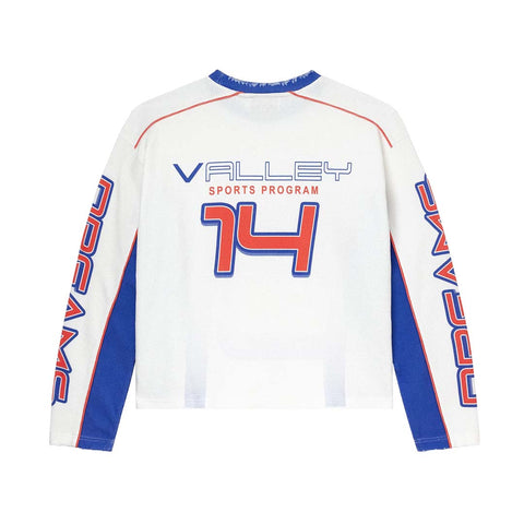 Vale Forever Air Force Thermal Tee 'White/Blue'