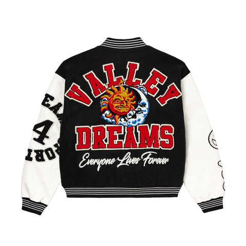 Vale Forever Alumni Black Varsity Jacket