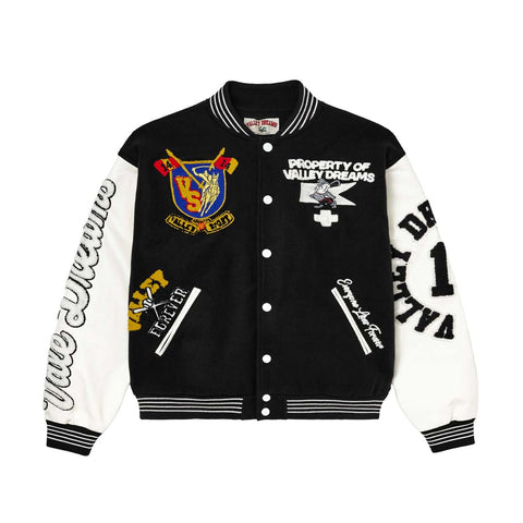 Vale Forever Alumni Black Varsity Jacket