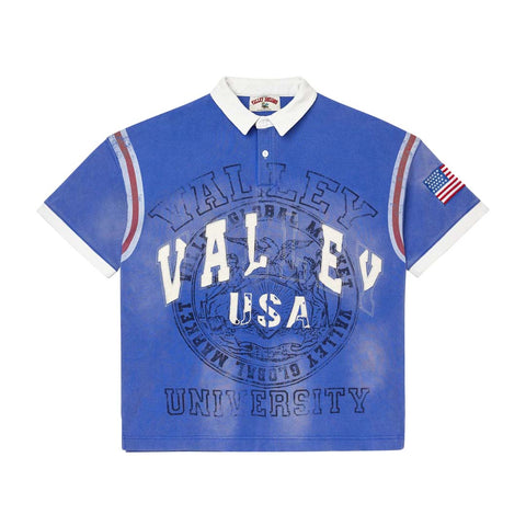 Vale Forever Berlin Polo Tee Blue Red White