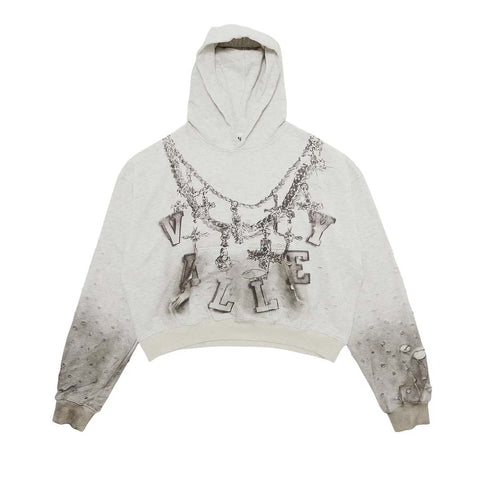 Vale Forever Big Chain Hoodie Dirty Heather Grey