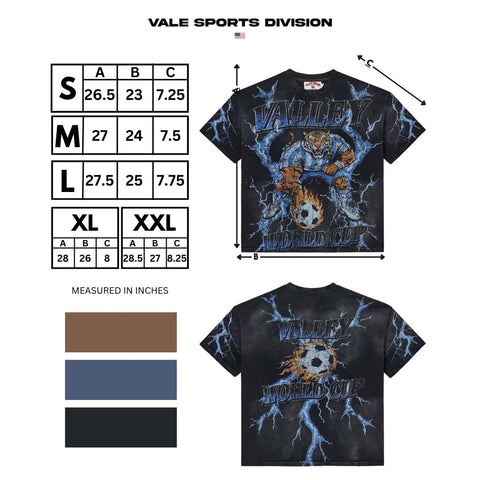 Vale Forever Black Thunder Tee Black