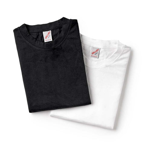 Vale Forever Blankees 2 Pack Blank Tees Black White