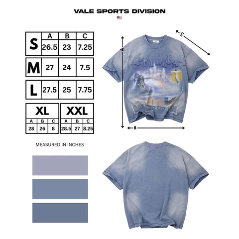 Vale Forever Can I See Heaven Tee Blue