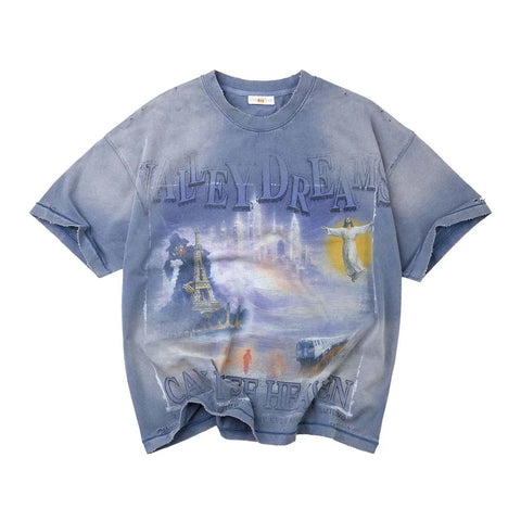 Vale Forever Can I See Heaven Tee Blue